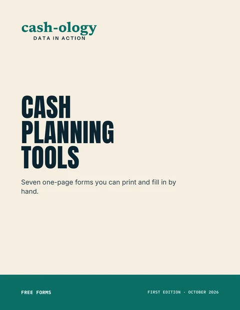 Cover of the Cash Planning Tools